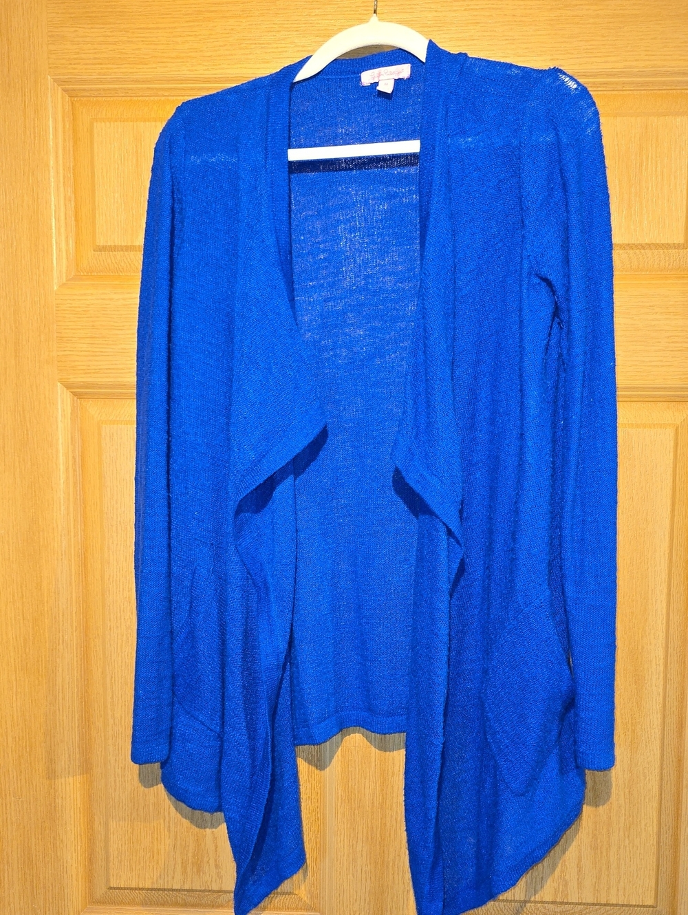 Lilly Pulitzer Royal Blue Open-Front Cardigan